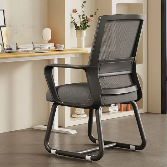 Chaise de bureau sans roues ergonomique -