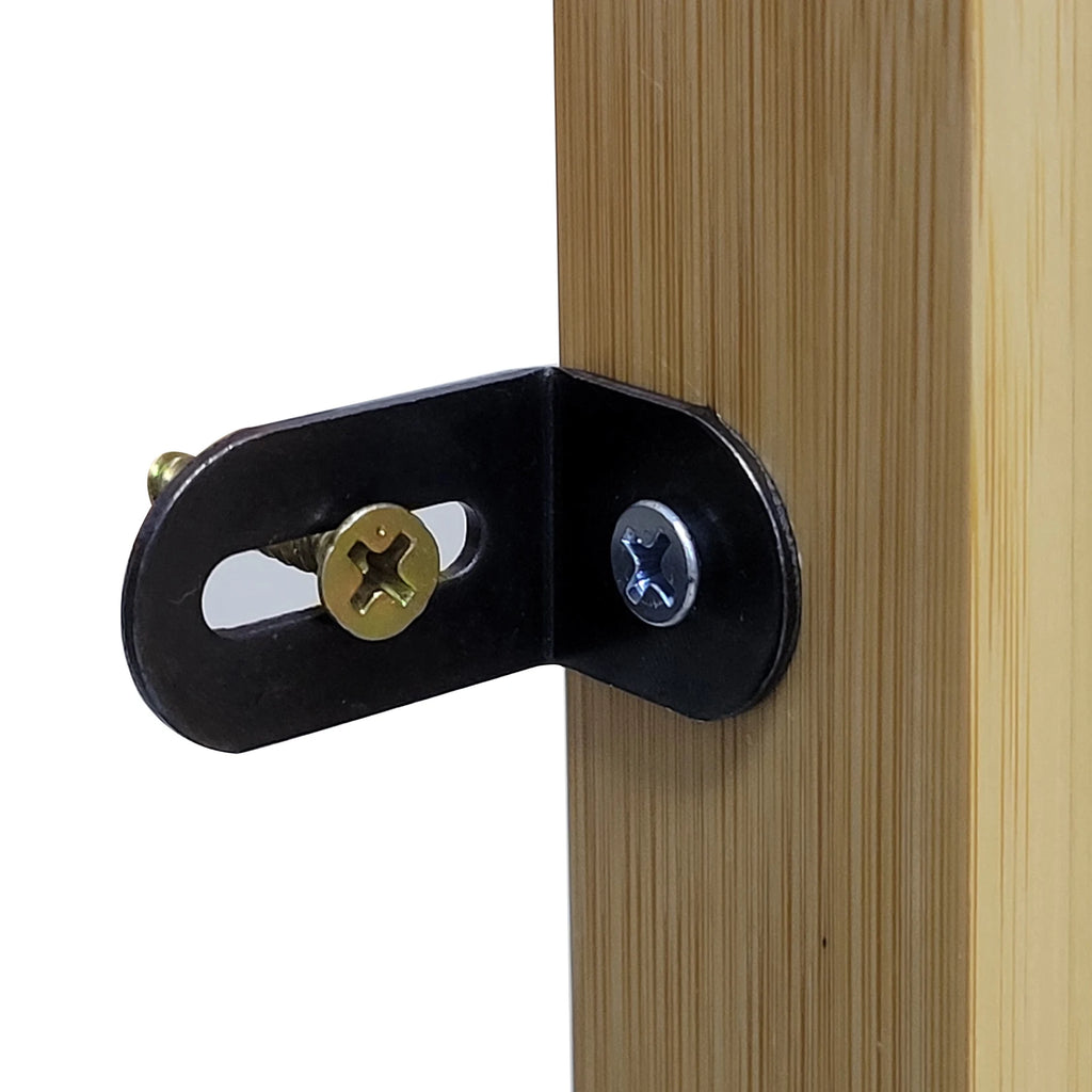 Étagère salle de bain bambou simple -