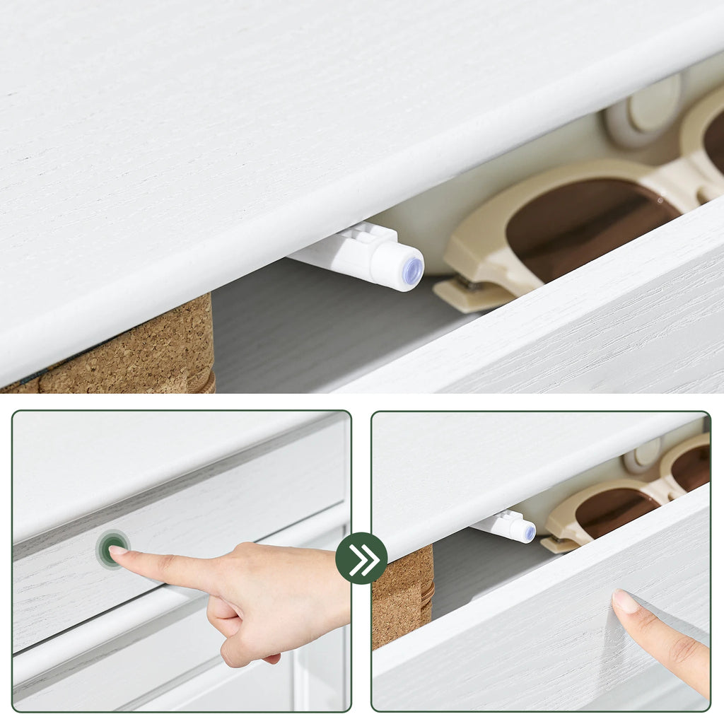 Meuble à chaussures 2 étages à rabats avec rangements -