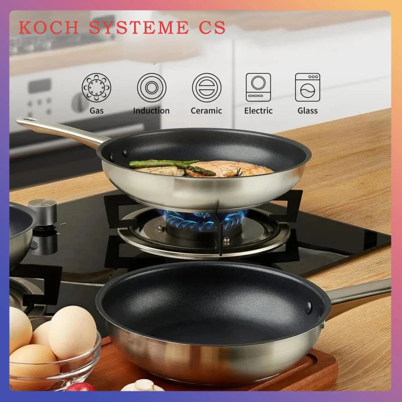 Poêle inox induction KOCH SYSTEME -