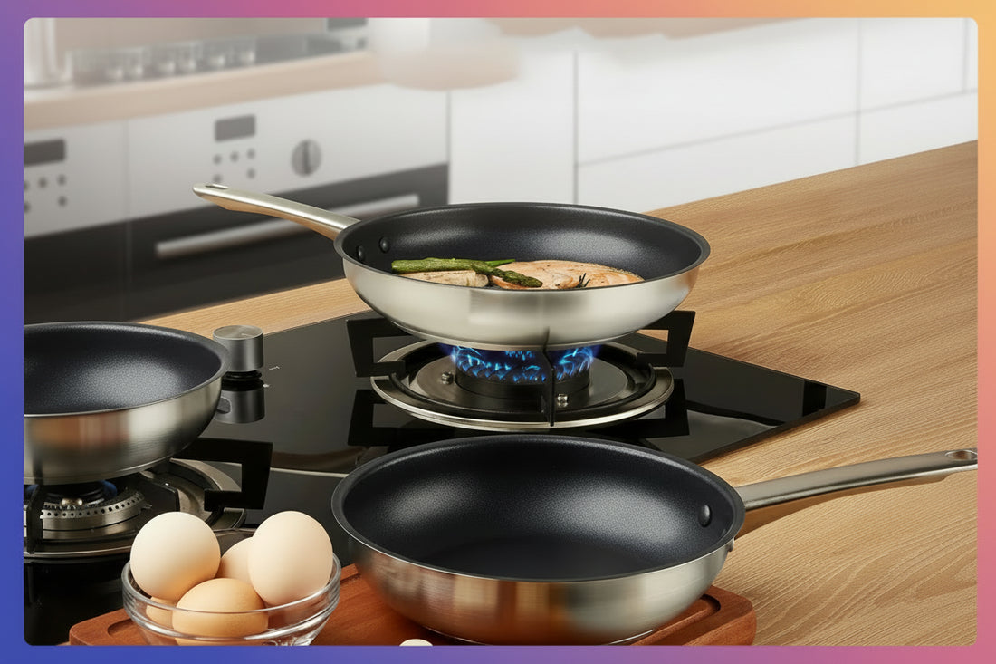 Poêle inox induction KOCH SYSTEME -