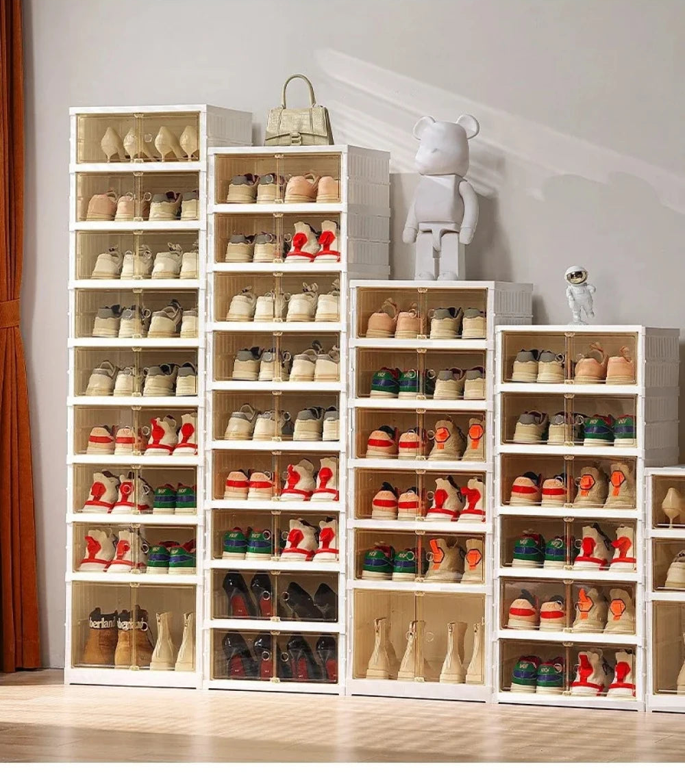 Meuble à chaussure haut minimaliste -