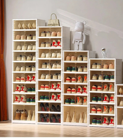 Meuble à chaussure haut minimaliste -