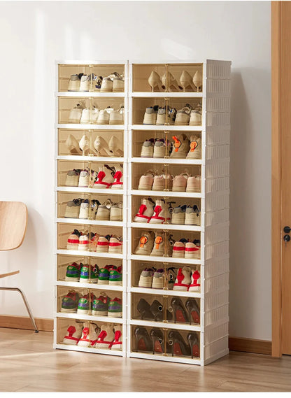 Meuble à chaussure haut minimaliste -