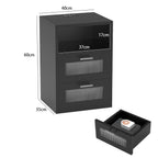 Table de chevet led avec station de recharge -