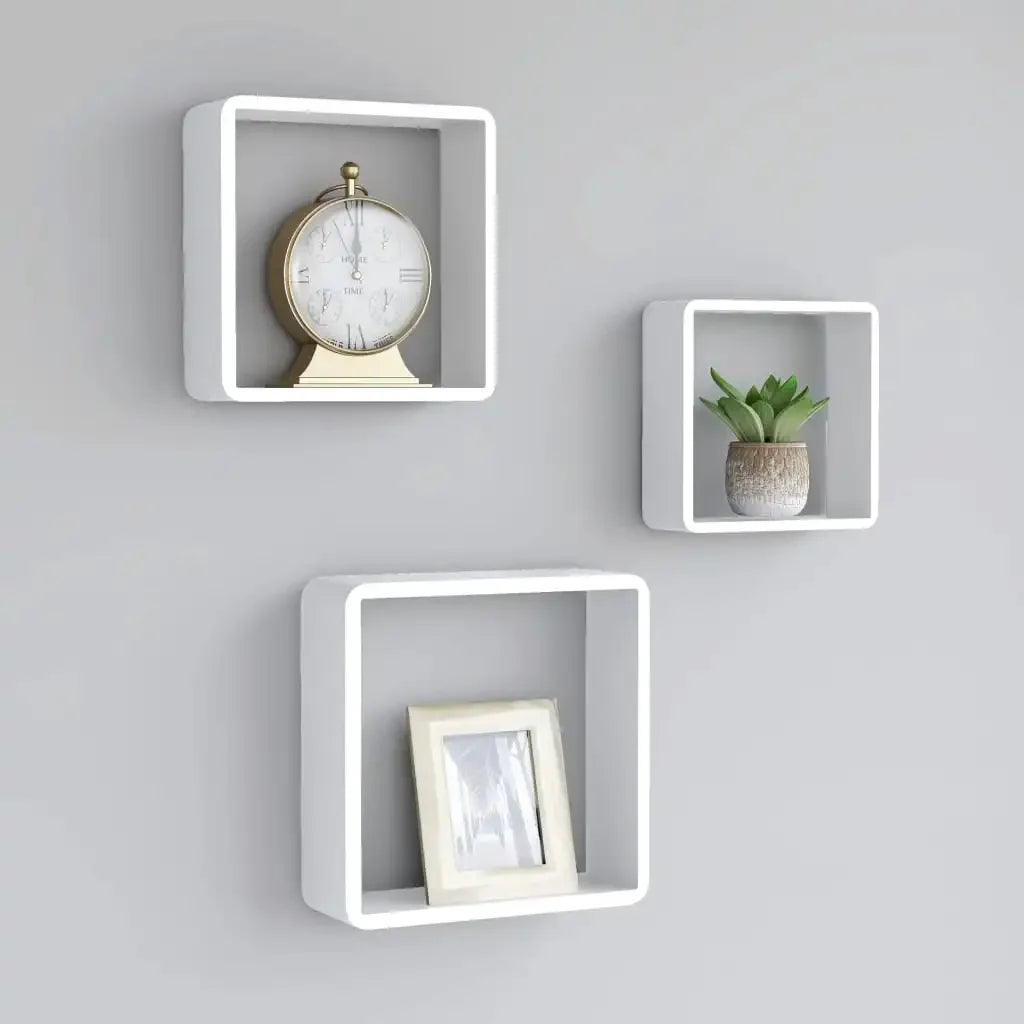 étagère murale cube 3 pcs moderne -
