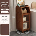 Meuble de rangement étroit en bois - style-4