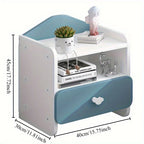 Table de chevet moderne à double tiroir pour enfant -