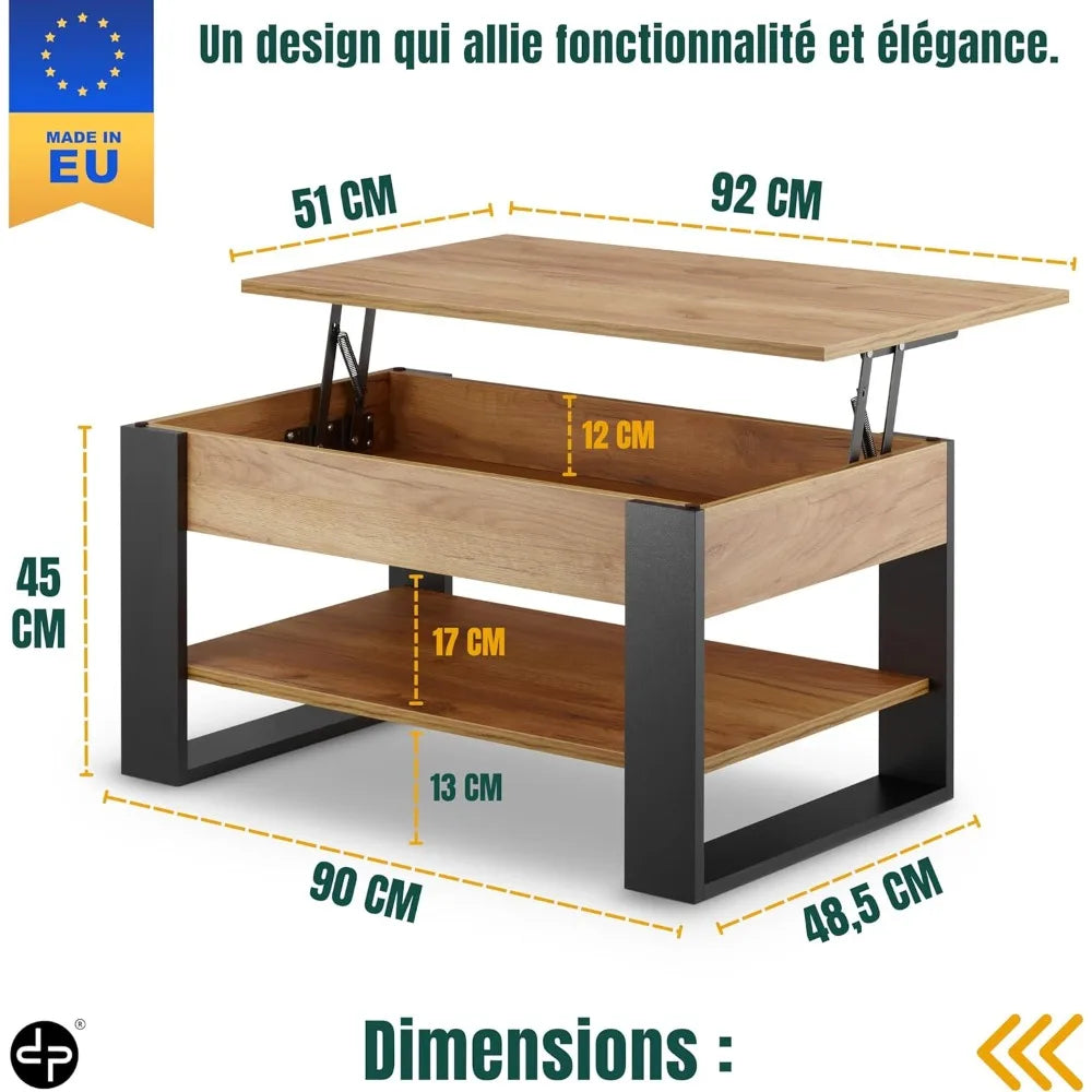 Table basse style moderne industriel moderne -