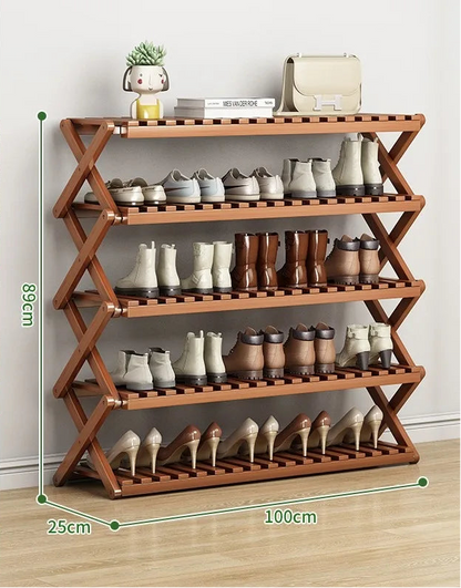 Meuble à chaussure sophistiqué et moderne - 5 couches 100cm