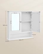 Meuble de rangement salle de bain mural -