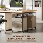 Petit meuble de rangement de bureau 44x40x66,5 cm -