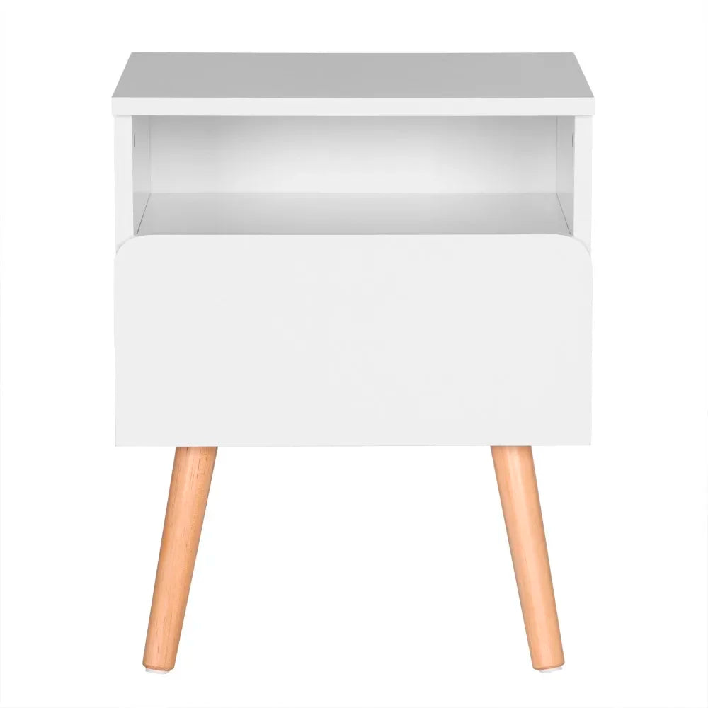 Table de nuit bois pratique 2 ensembles -