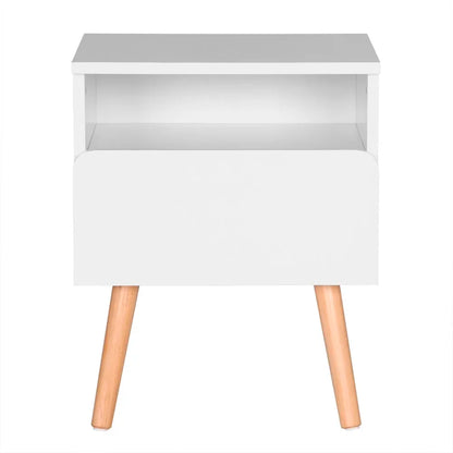 Table de nuit bois pratique 2 ensembles -