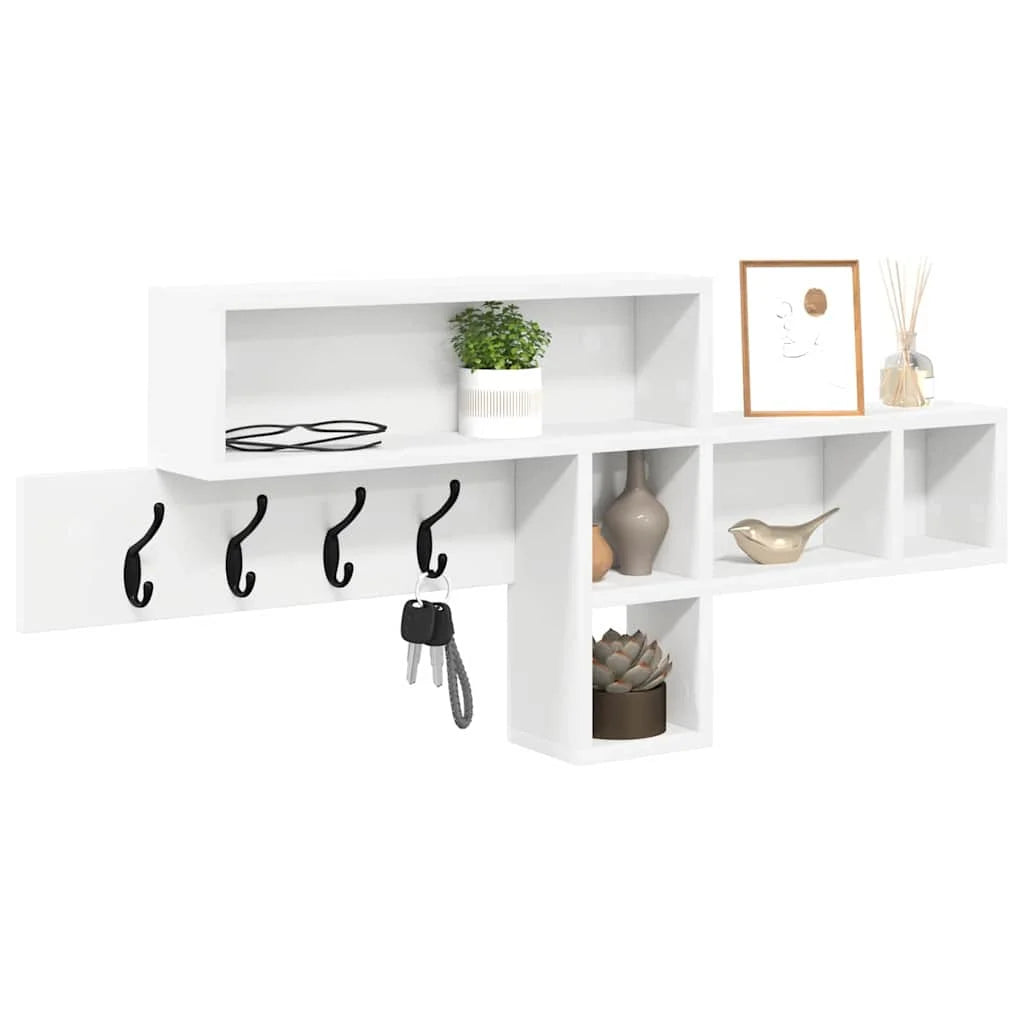 étagère murale bois naturel 100 x 12 x 43.5 cm -