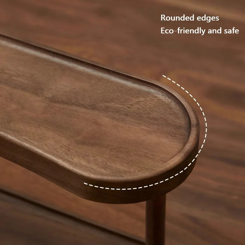 Étagère café bohème de luxe en bambou -