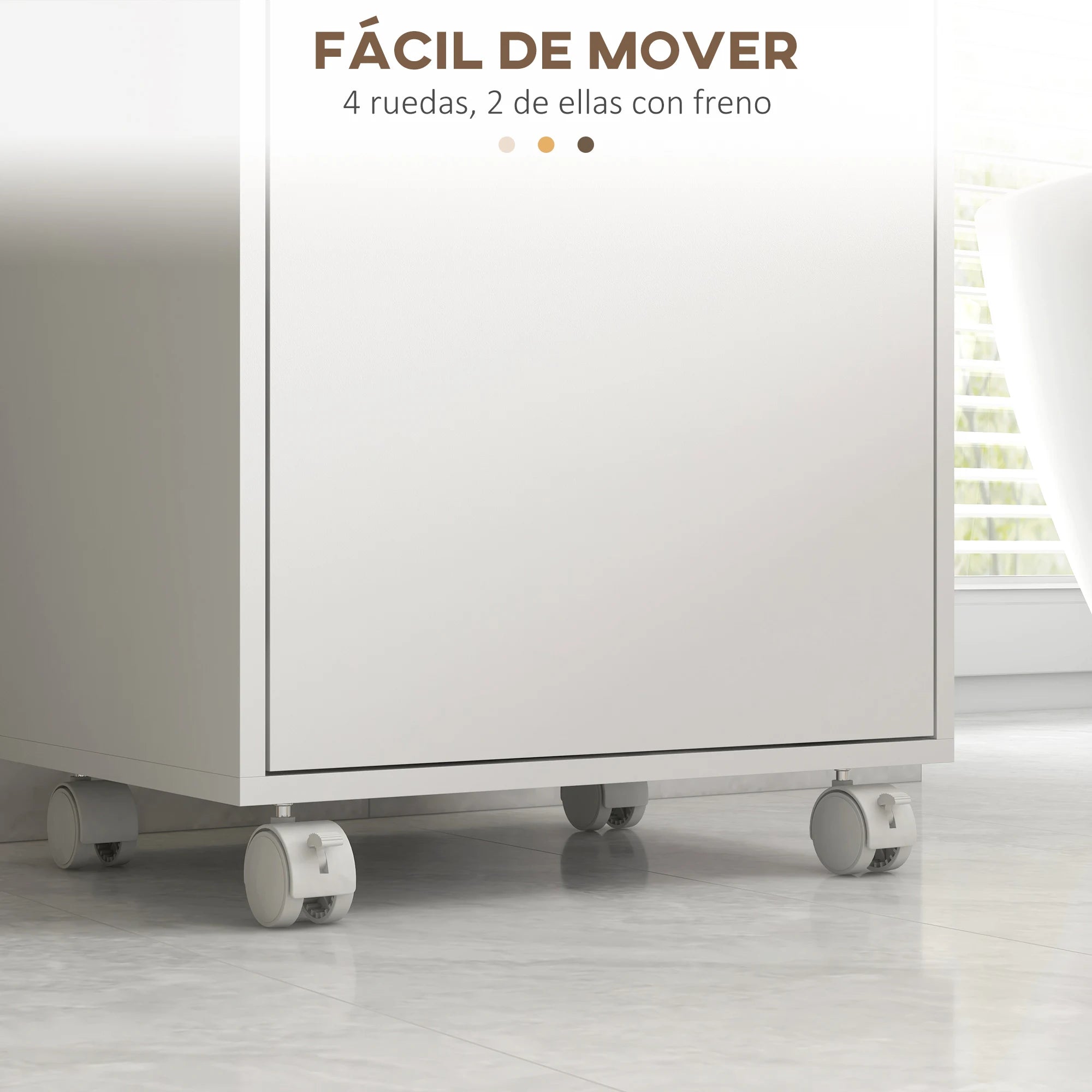 Étagère salle de bain blanc et moderne 40x30x88 cm -