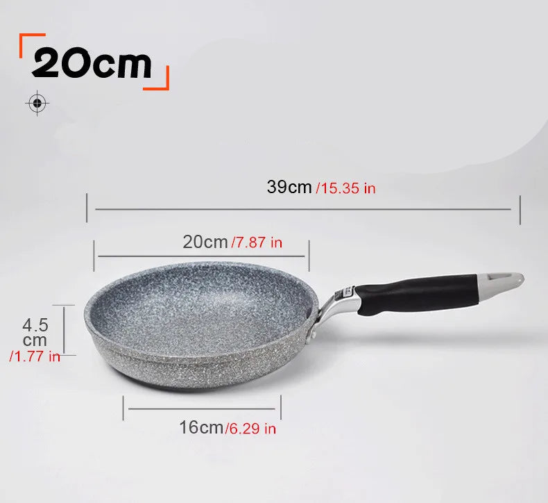 Poêle céramique induction wok - Poêle à frire 20cm