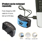 collier anti aboiement rechargeable avec USB -