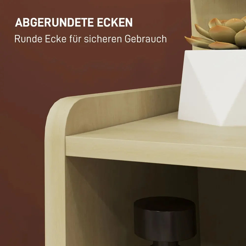 Table de nuit scandinave multi-compartiments -