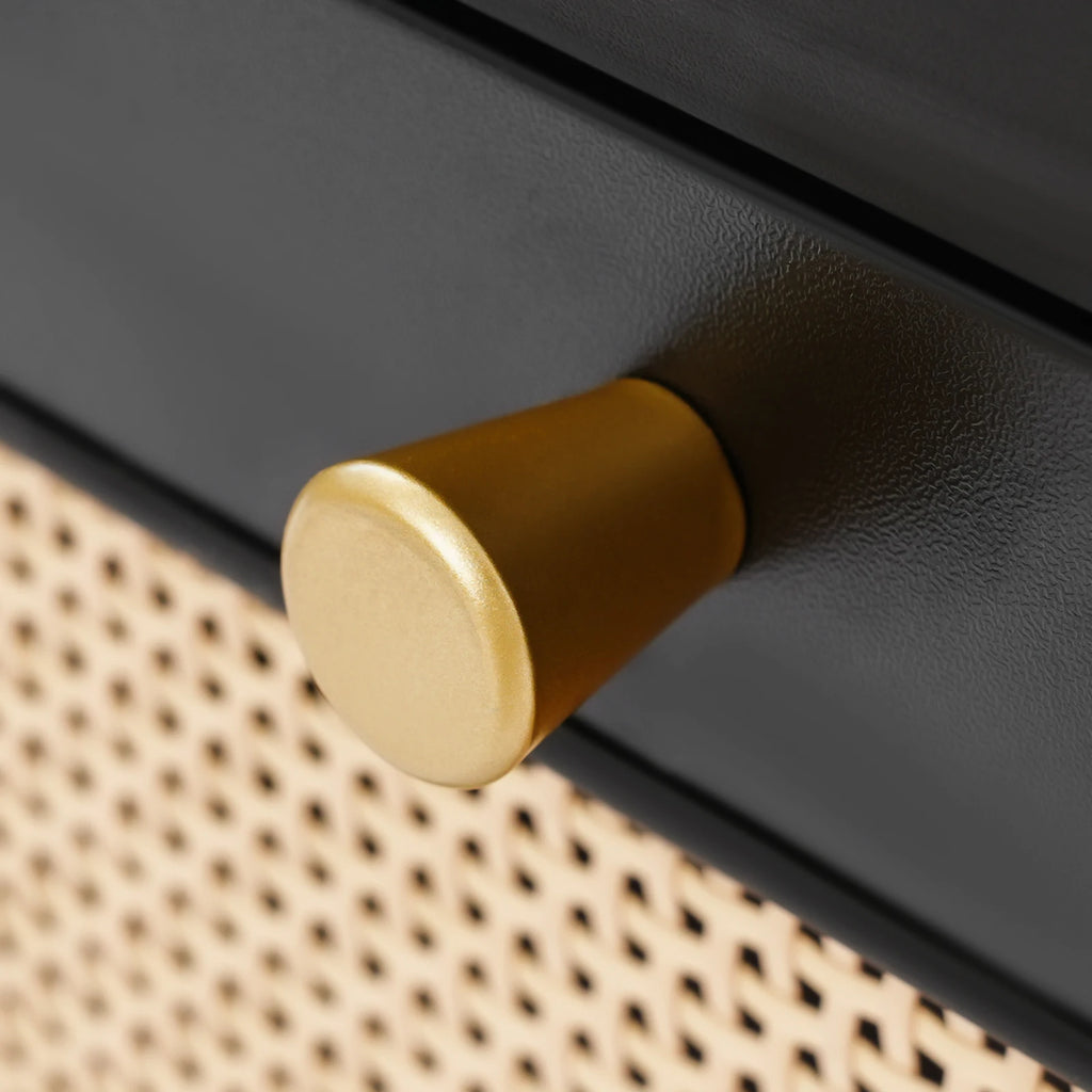 Table de nuit rotin robuste -