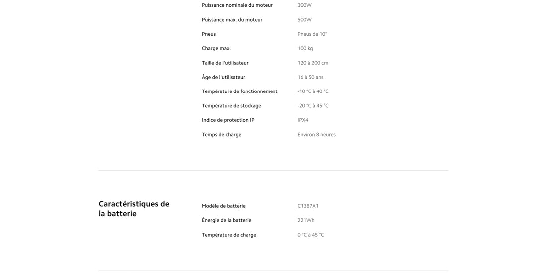 Trottinette électrique Xiaomi Scooter 4 Lite confortable de vitesse 25 km/h max