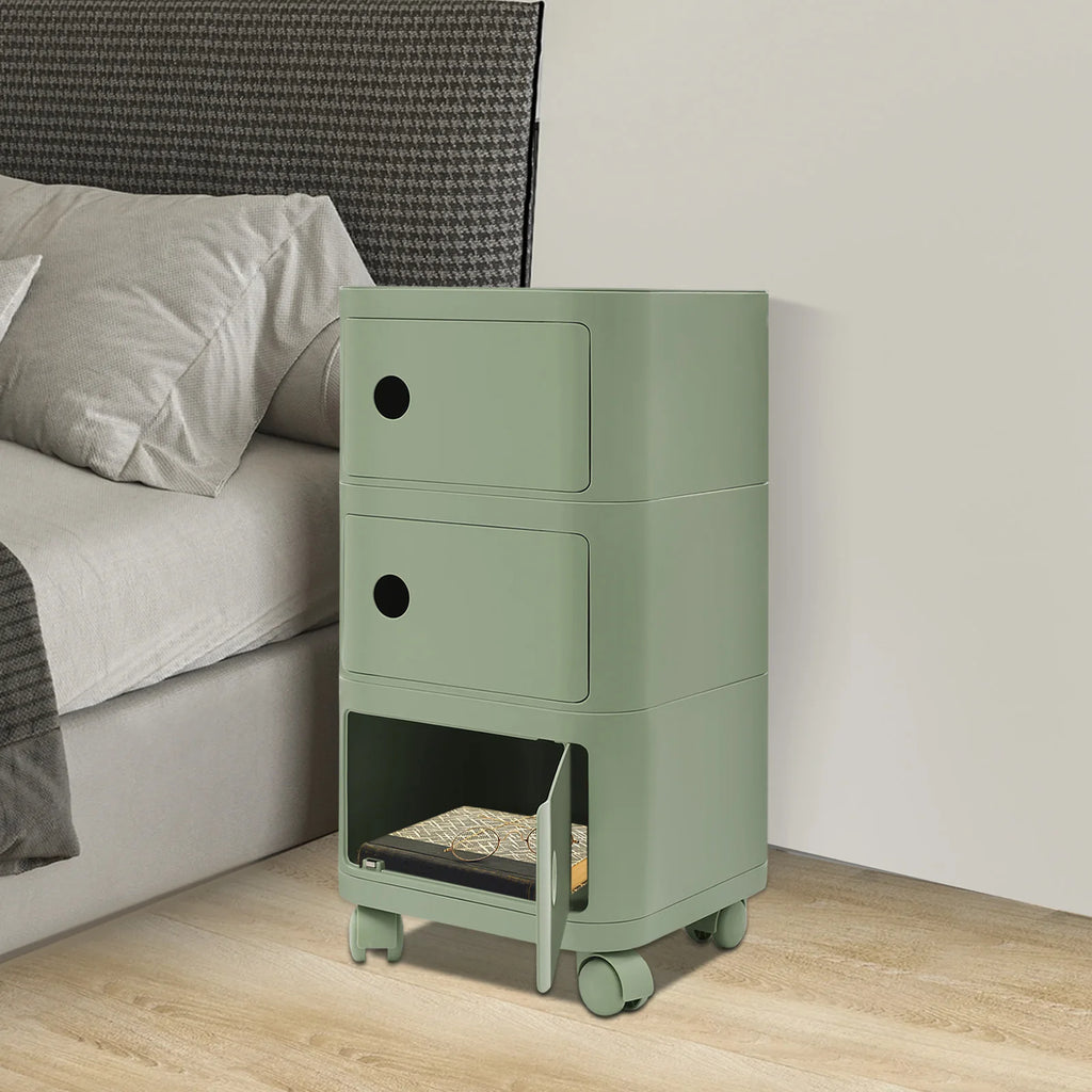 Table de chevet en verre pour chambre -