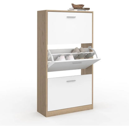 Meuble à chaussure tiroir blanc tendance et moderne -