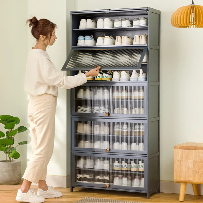 Meuble à chaussure multi niveaux à grande capacité -