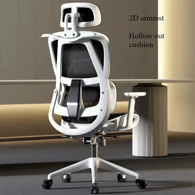 Chaise de bureau sur roues à dossier réglable -