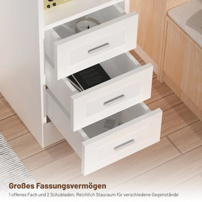 Table de chevet intelligente avec station de recharge USB -