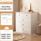 Meuble de rangement moderne antipoussière - Blanc 60x32x64