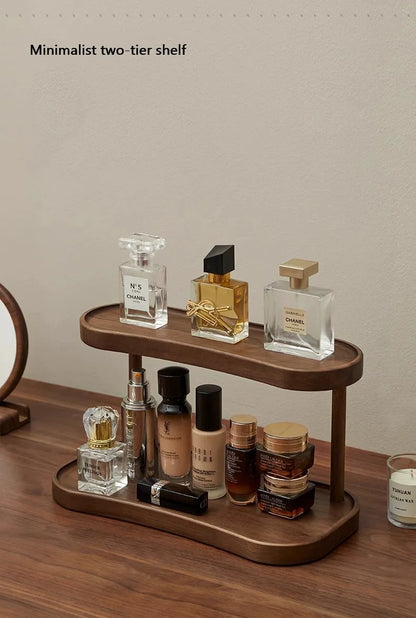 Étagère café bohème de luxe en bambou -