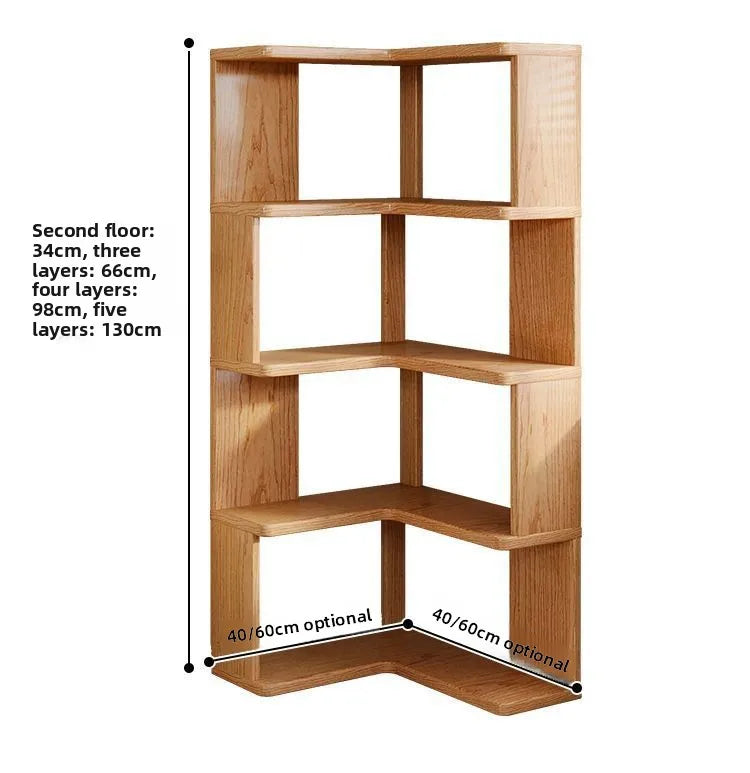 Étagère d'angle salon moderne -