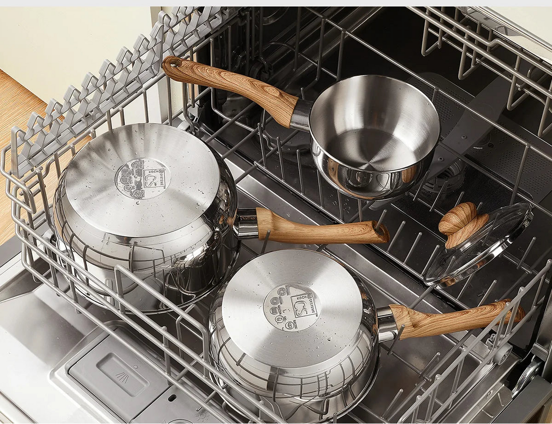Casserole inox pas cher à couvercle -