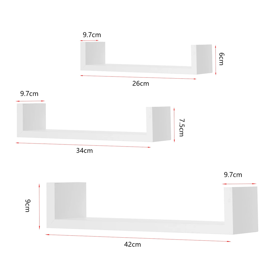 étagère murale de bureau 3PCS/Set -