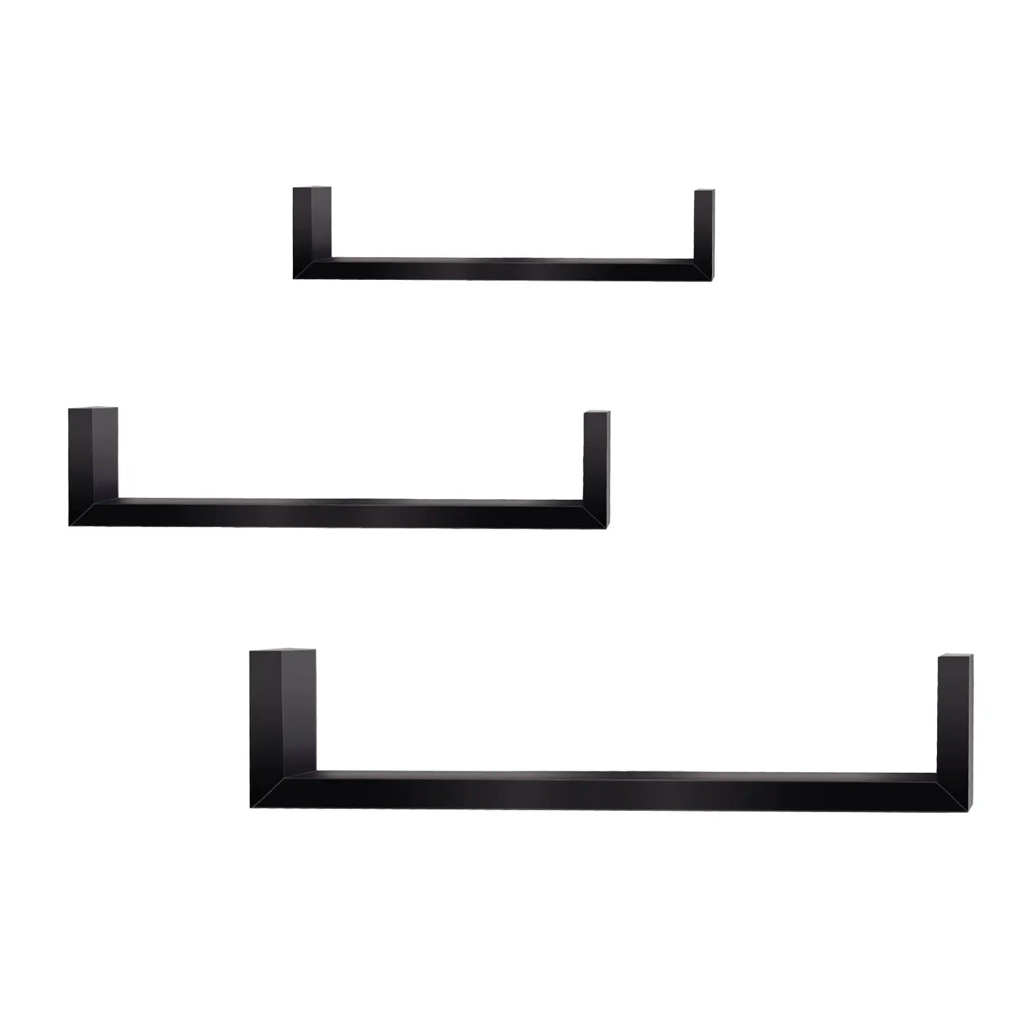 étagère murale de bureau 3PCS/Set - NOIR