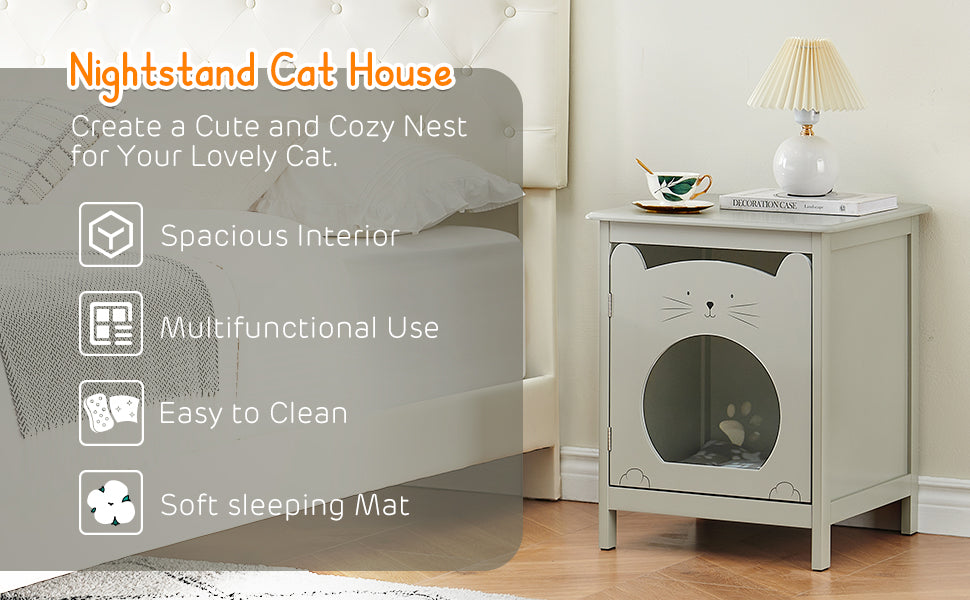 Table de nuit chat de qualité -