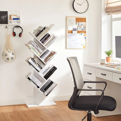 Bibliothèque Étagère Blanche à 8 niveaux - vente privée 14:29;200007763:201336342