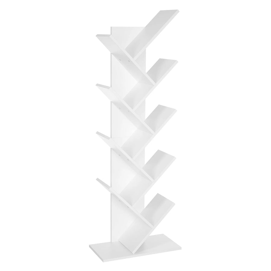 Bibliothèque Étagère Blanche à 8 niveaux