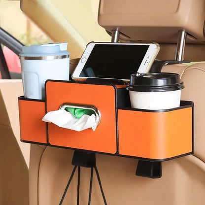 Boite à mouchoir de voiture + Rangement multifonction BMV - vente privée 200000182:193orange;5:20159480634CM