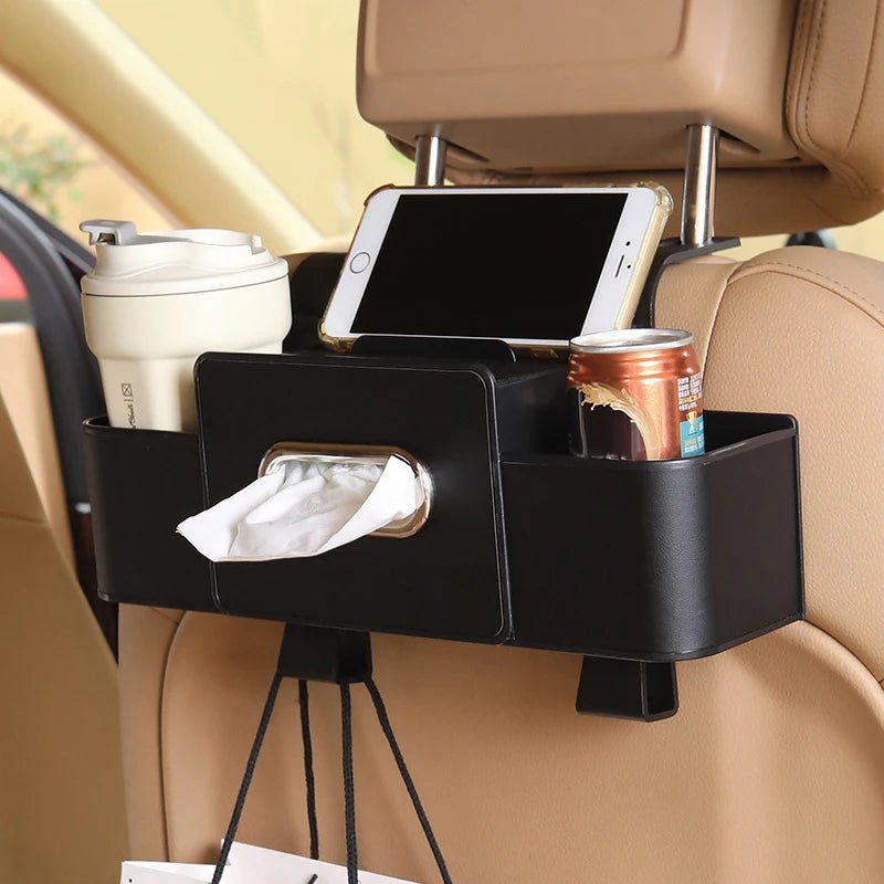 Boite à mouchoir de voiture + Rangement multifonction BMV - vente privée 200000182:29black;5:20159480634CM