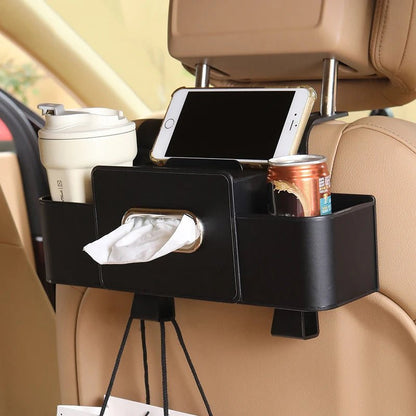 Boite à mouchoir de voiture + Rangement multifonction BMV - vente privée 200000182:29black;5:20159480634CM