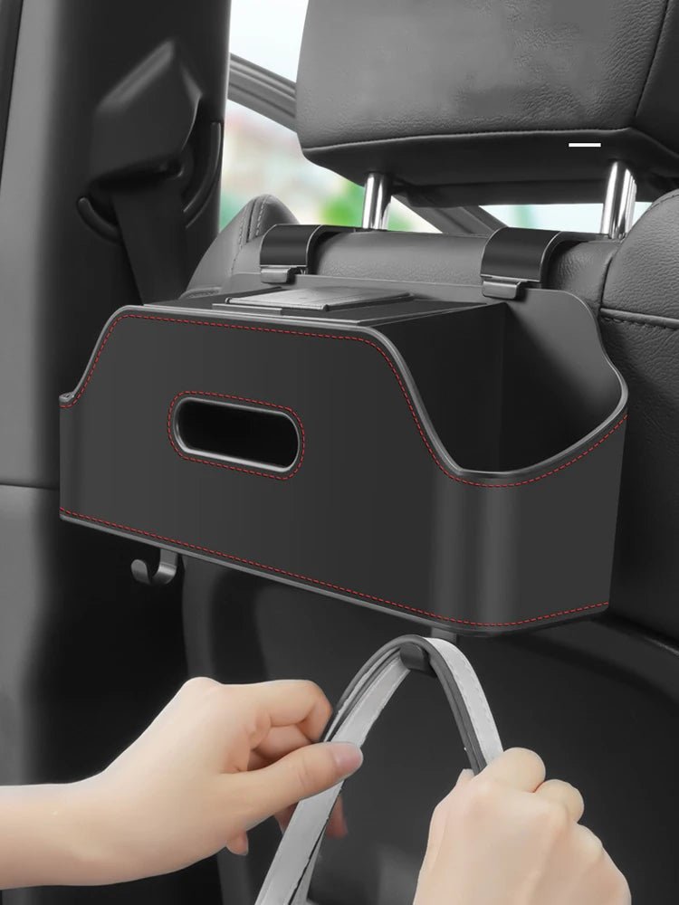 Boite à mouchoir multifonction pour siège auto