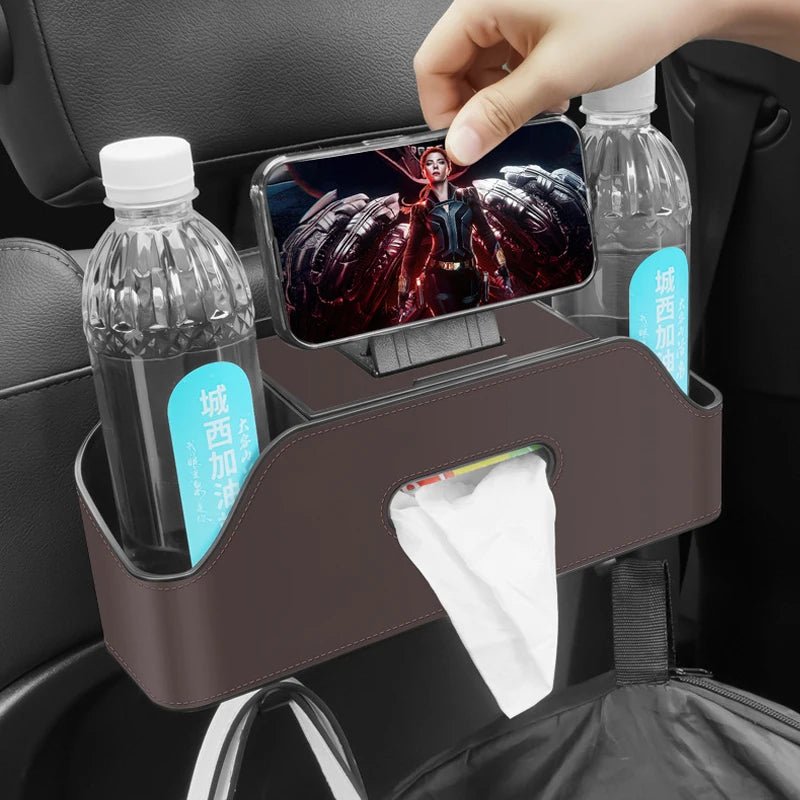 Boite à mouchoir multifonction pour siège auto - vente privée 200000182:350686Mocha brown