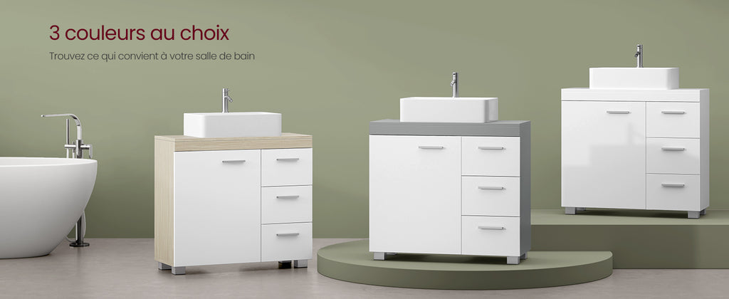 Meuble de rangement salle de bain de luxe -