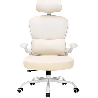 Chaise de bureau beige tendance et ergonomique - vente privée 14:771Beige;200007763:201336101