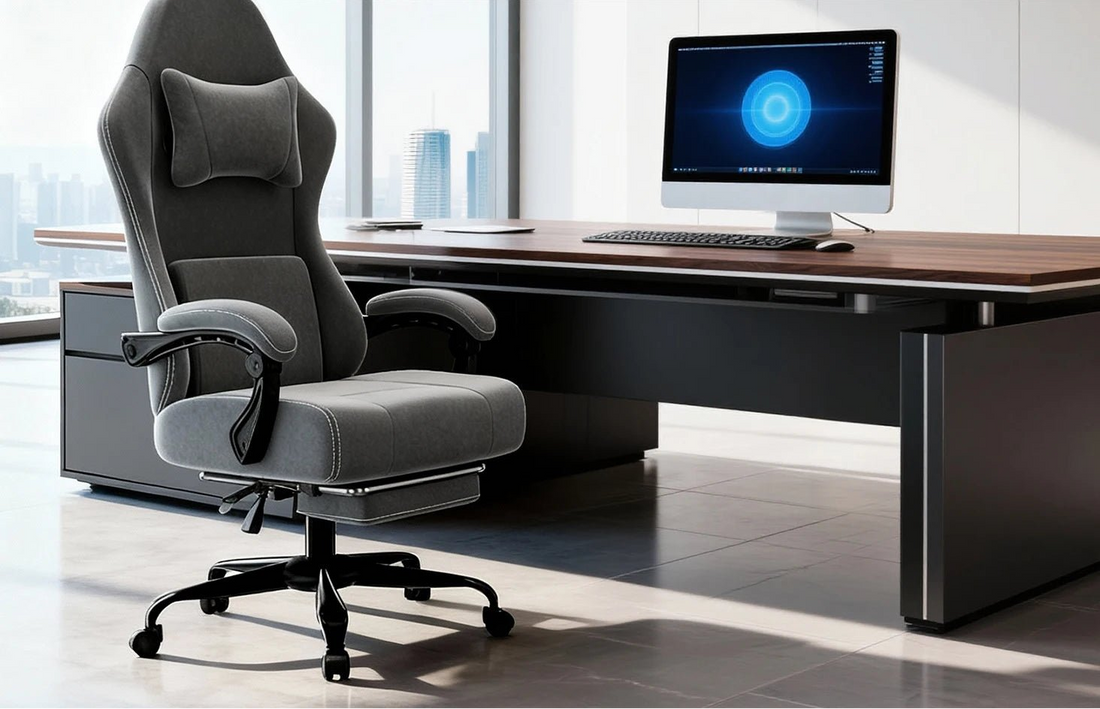 Chaise de bureau blanche ergonomique - vente privée 14:29;200007763:201336101