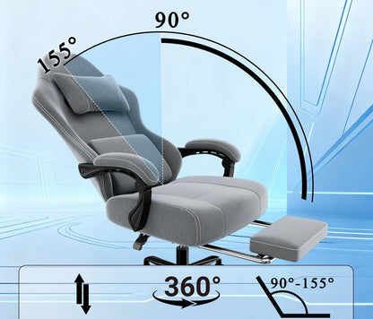 Chaise de bureau blanche ergonomique - vente privée 14:29;200007763:201336101