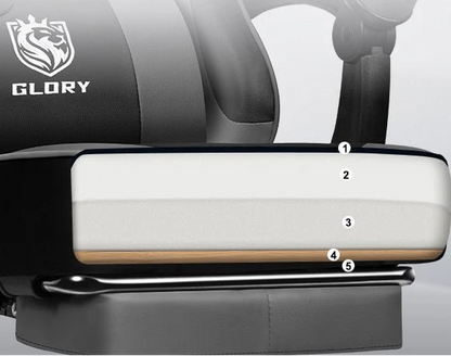 Chaise de bureau confort et design moderne ergonomique - 14:10Red;200007763:201336101